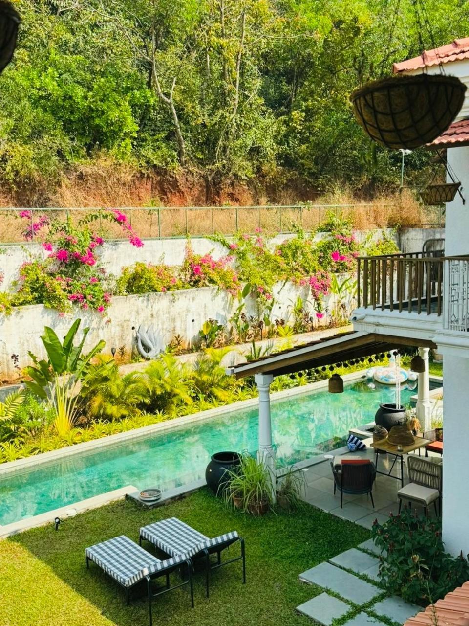 Casa Azul- Luxury 4Bhk Assagao With Private Pool Vila Vagator Exterior foto